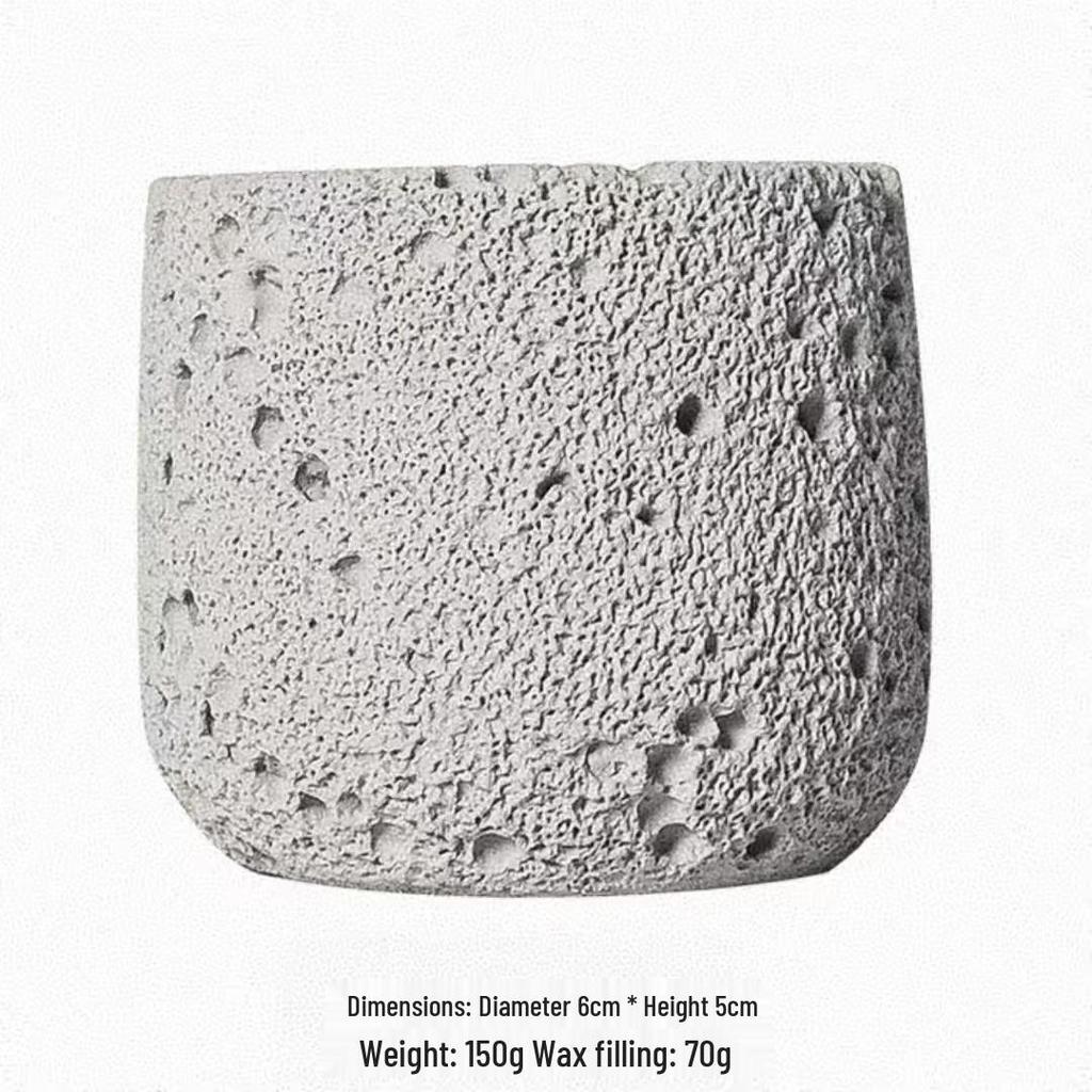 Cross-border Cement Texture Candle & Diffuser Cup - Decorative Aroma Container Ornament