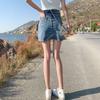 Classic Versatile Youthful Stretch Skirt High-waisted Split A-line Package Hip Skirt Retro Bustier Skirt Ladies Summer Fashion Denim Short Skirt