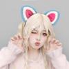 Kpop Cosplay Tiger Ears Headband Tail Set Plush Animal Costume Accessory Anime Convention Stage Performance