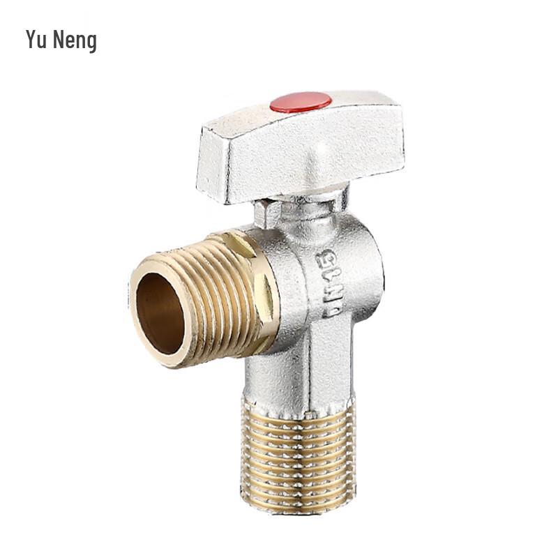 Yuning 4-Point Brass Large Flow Angle Stop Valve