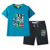 Minecraft Kids' Summer Outfit: Pure Cotton Short Sleeve T-Shirt & Shorts Set for Boys & Girls
