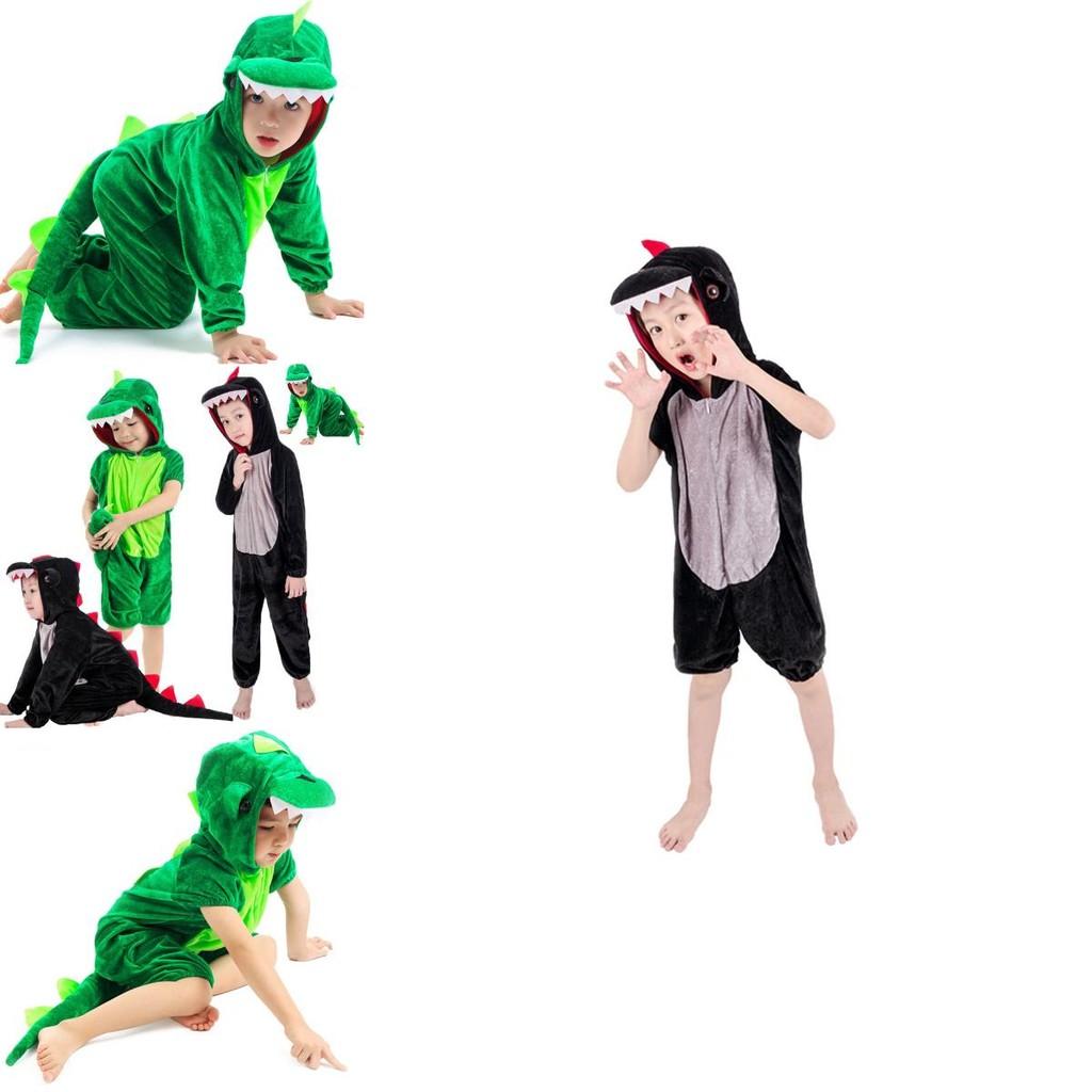 Costume Dinosaure Halloween Unisex Vivace Tuta Coccodrillo Per Bambini Eventi Cosplay