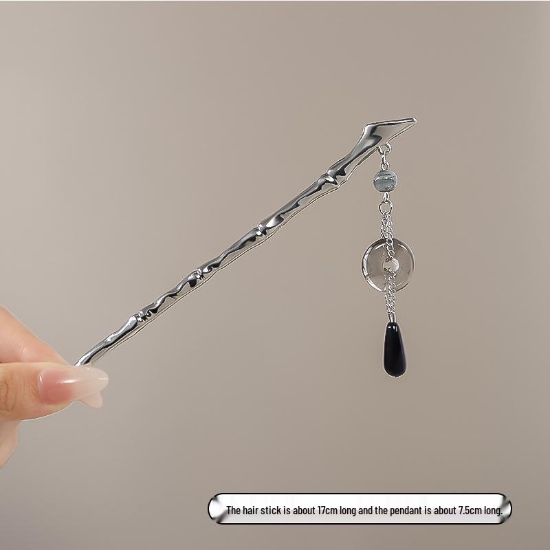 Vintage Chinese Style Hairpin for Updos - Elegant Retro Hair Stick with Tassel for Qipao