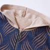 Women's Mid-Aged Hooded Zipper Warm Jacket