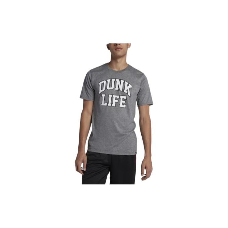 Jordan T Shirts Men s Gray Crew Neck Moderate Other 895178-091 S