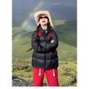 Women Black Short Length Hooded Thickened Padded Winter Cotton Coat