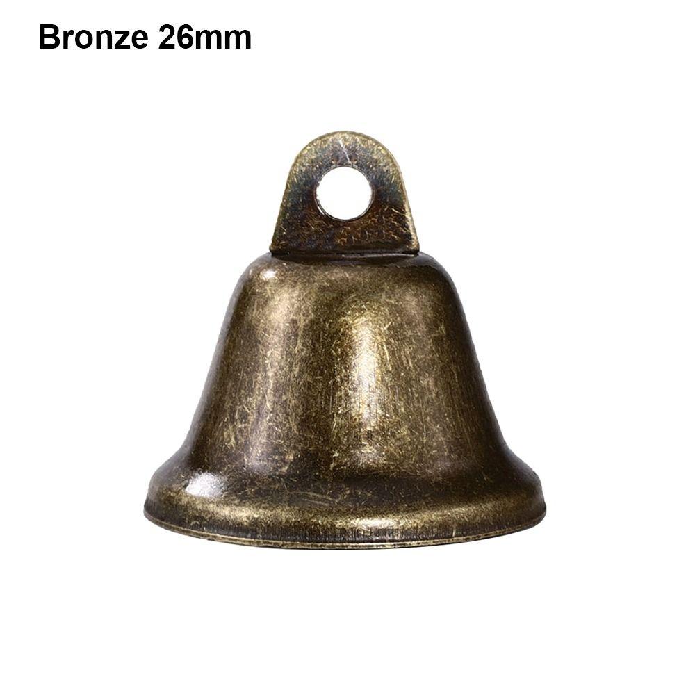5pcs 6Styles Retro Bell Ornaments 22/26/30/38mm Vintage Decor for Christmas Tree