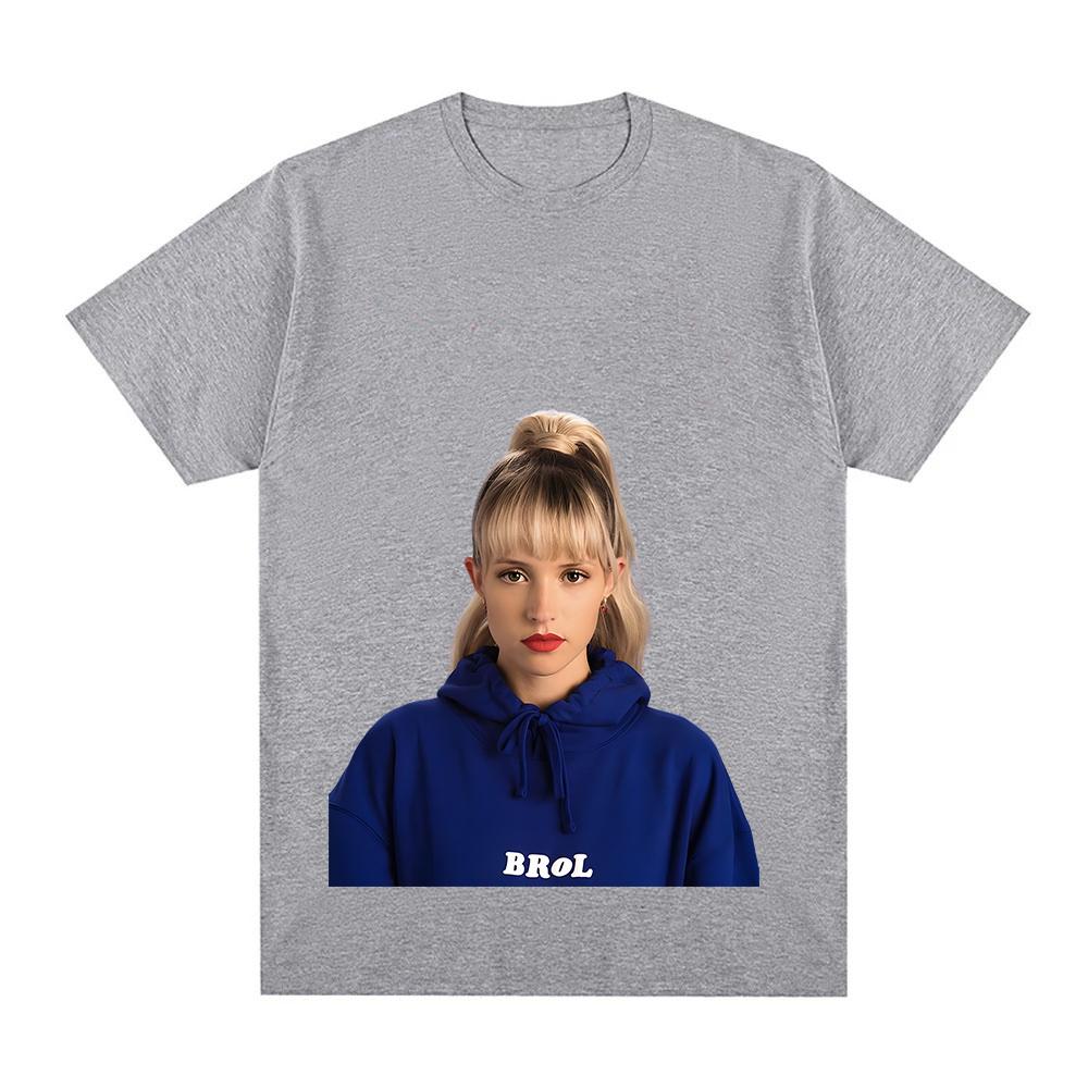 

Angele Van Laeken T-Shirt Classic Portrait Graphic Printing Tee-shirt Fashion Round Neck Tops Women/men Short Sleeve Cotton Tees XS
