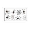 10 Pieces Stickers Sexy 3D Spider Embellishment Transfer Tattoos Halloween Role-playing Parties Women Kids