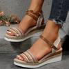 Fashion Women Shoes Summer Breathable Platform Sandals for Women New Casual Wedge Sandals Women Weightlight Flat Sandals Sandalias Mujer