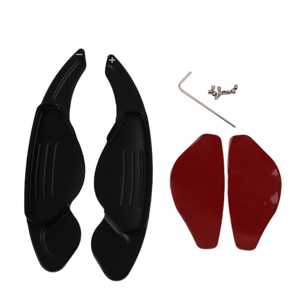 Aluminum Steering Wheel Paddle Shifter Extension Cover Trim Shift for Jaguar F-Pace E-Pace XE XF XJ for Land Rover Evoque