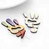 Contemporary Geometric Ear Studs Portable and Long Time Use Decoration for Fashionable Individuals Casual Wear