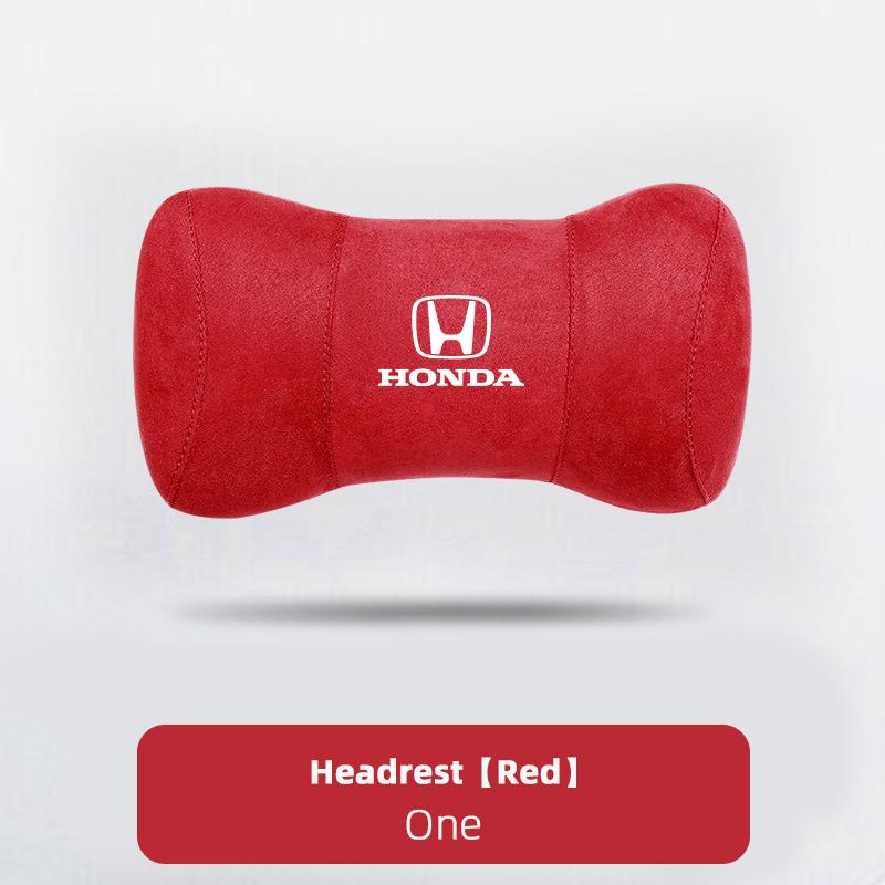 Car Suede Headrest Seat Neck Pillow Head Support For Honda Civic Fit Jazz Accord Pilot CRV Odyssey Passport City Shuttle HRV Ny1 EC5