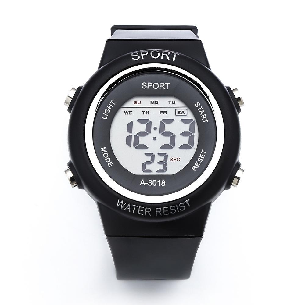 Multifunctional Black Technology Luminous Electronic Watch High Value Outdoor Sports Waterproof and Anti-drop Electronic Watch