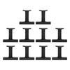 10PCS PV Panel Water Guide Clamp Pa66 Heat Resistant Anti Aging Solar Panel Drainage Clip for Outdoor 3.5cm   1.4in