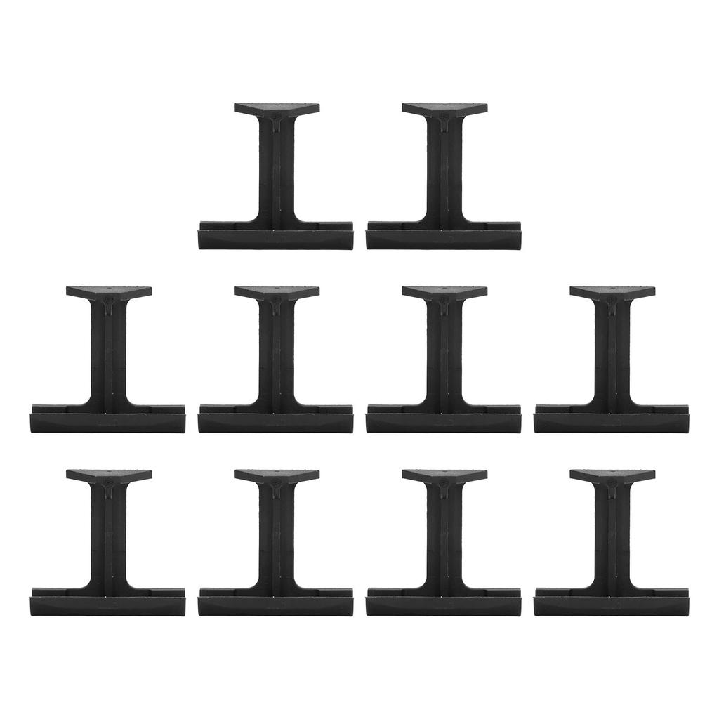 10KS PV Panel Vodicí svorka na vodu Pa66 Tepelně odolná Proti stárnutí Solární panel Odvodňovací klip pro venkovní 3,5 cm   1,4 palce