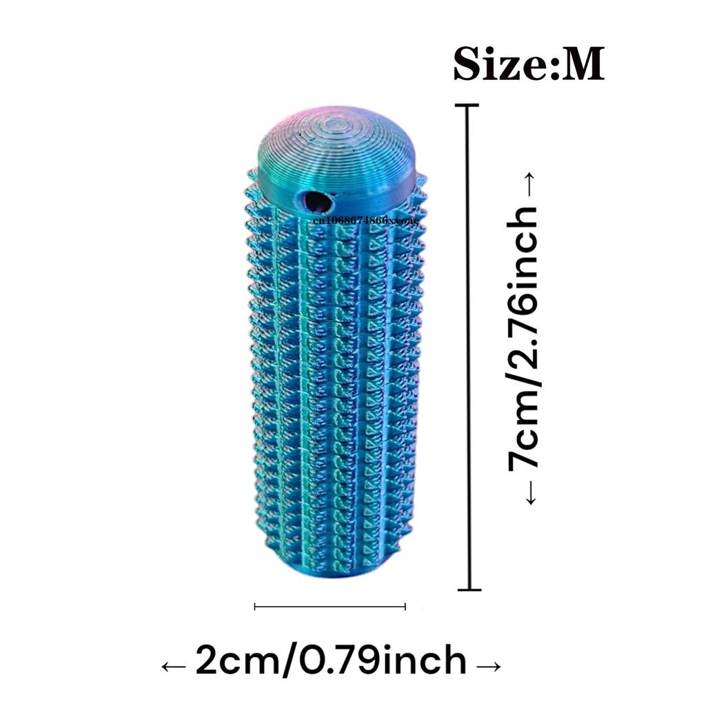 3D Tištěné Malé Pícháčky Bodlinaté Senzorické Hračky Úleva od Stresu Bodlinaté Uchopovací Stimulační Klíčenka Stimming Hračky Mini Uchopovací Fidget Hračky