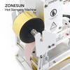 ZONESUN ZS-100B Dual Use Hot Foil Stamping Machine Manual Bronzing Machine For Pvc Card Leather Pencils Paper Stamping Machine