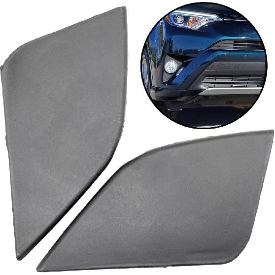 Fit for Toyota RAV4 AX40 2016-2018 Front Left & Right Bumper Tow Hook Eye Cover Cap Replace Part Number 532850R080, 532860R080(2PCS)