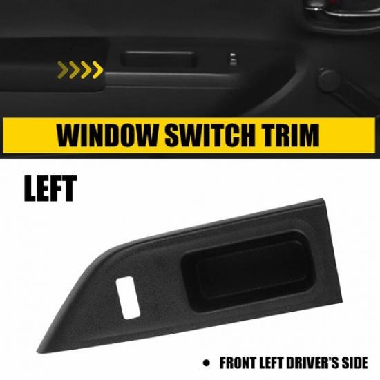 LH/RH Master Window Switch Trim Panel For 2012-2015 Toyota Yaris Hatchback 2Door