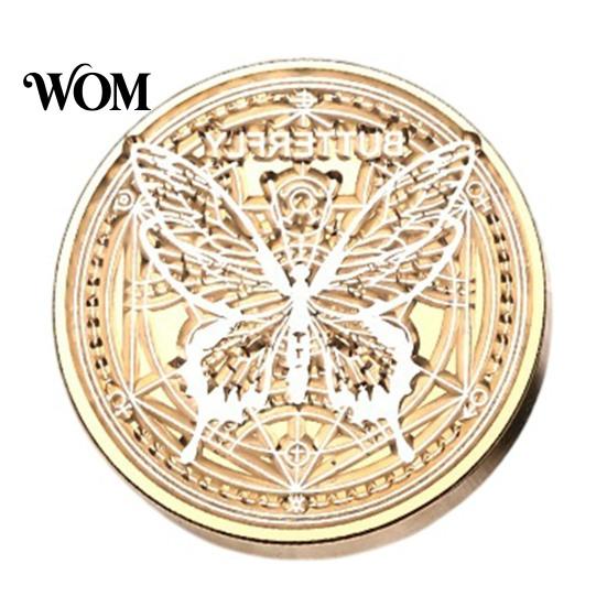 Handcraft Tool Accessories Brass Wax Seal Stamp Head, Vintage European Embossed Relief Engraved Retro Head Sealing for Wedding Invitation Envelope