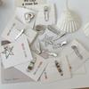 Farbiger Polka-Dot Metall-Haarspange Damen Stirn abgebrochene Haare Seitenclip Süßes Cooles Mädchen Entenschnabel-Clip Ins-Stil Haarspange Haarschmuck