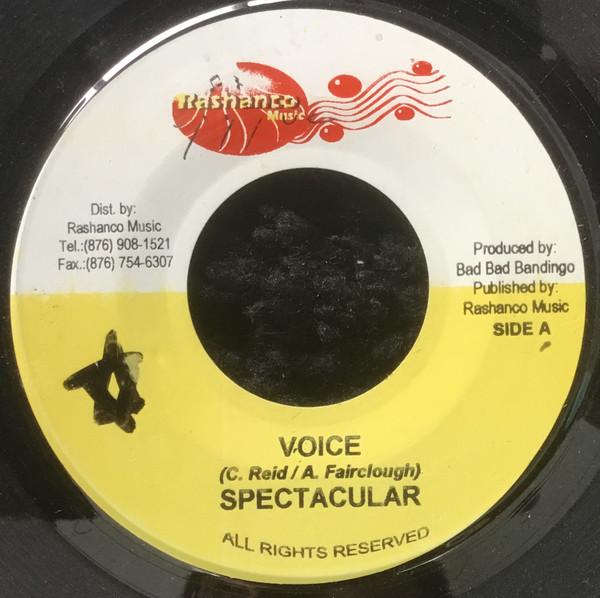 

7inch Record SPECTACULAR - Voice NONE Rashanco Music Jamaica Reggae, Ska & Dub Used