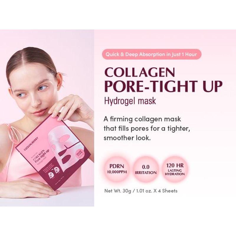 EQQUALBERRY - Collagen Pore-tight up Hydrogel Mask Set