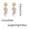 Bohemian Fashion Resort Casual Shell Alloy Scallop Earrings Versatile Beach Fashion Women's
