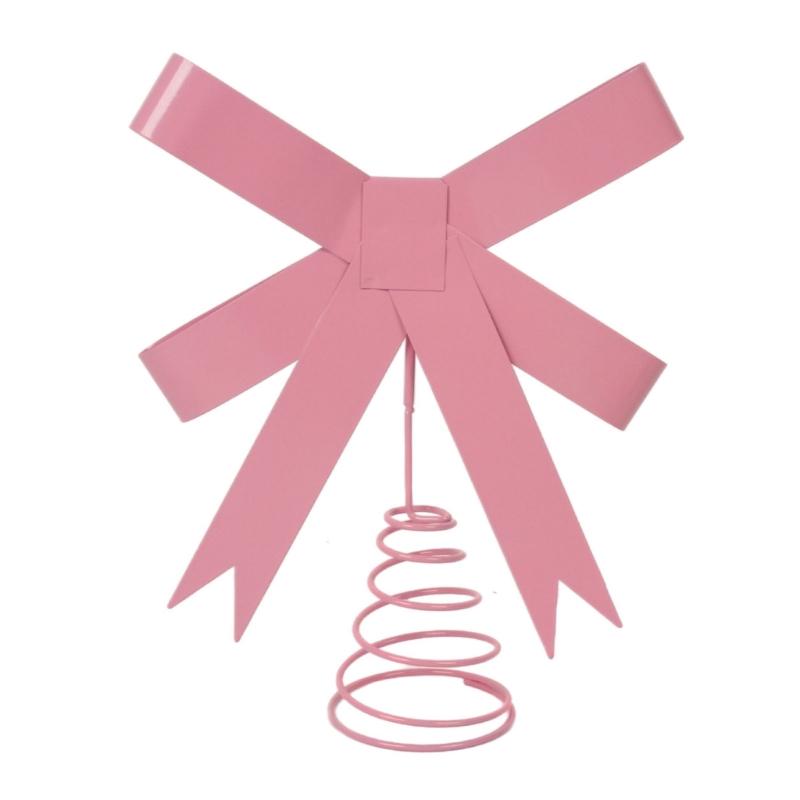 Festival Tree Top Decoration Christmas Trees with Metal Spring Base for Holiday Tree Display and Tabletop Decoration
