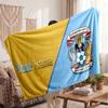 Coventry City Personalized Fleece Blanket With Football Logo, Custom Name Text Soft Warm Home Throw Blanket