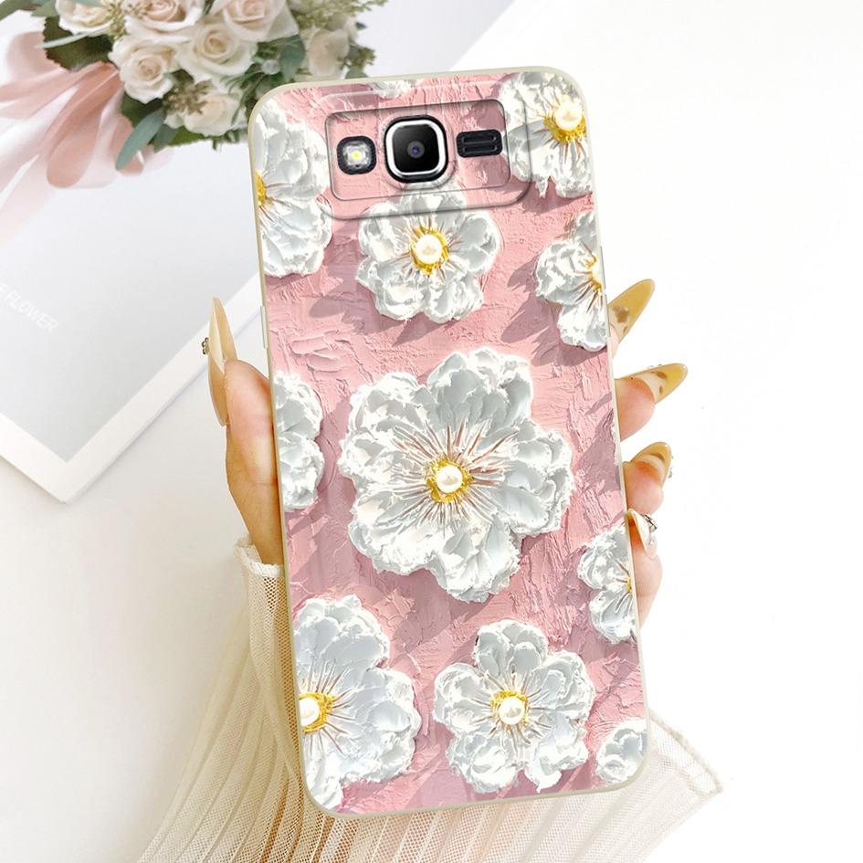 For Samsung Galaxy J2 Prime Case Cute Cartoon Cat Shockproof Silicone Soft Cover For Samsung J5 Prime On5 2016 G570 G570F Fundas
