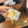 Applicable to Apple wireless Bluetooth headset cover AiraPods protective case 1/2/3/5th generation soft anti-drop cheese cheese