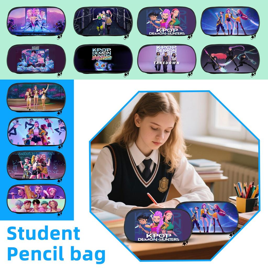 K Girls Group Multifunctional Student Pencil Bag DIY Custom Kindergarten Pencil Bag Stationery Bag