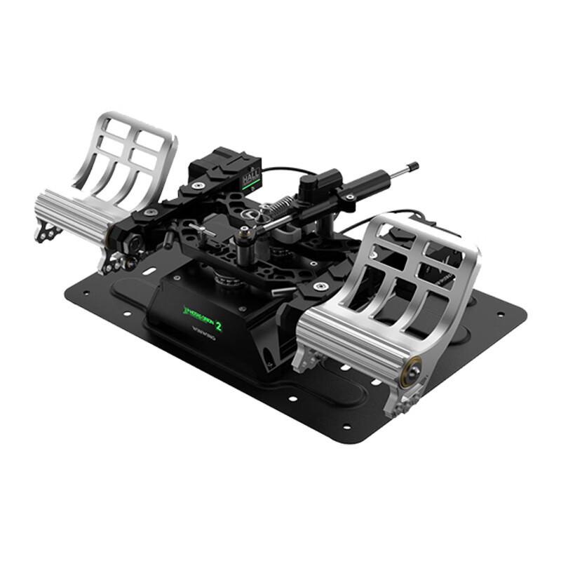 Sheng Orion All-Metal Flight Joystick & Rudder Pedals, 7-Wing Tail Damped Standard Version