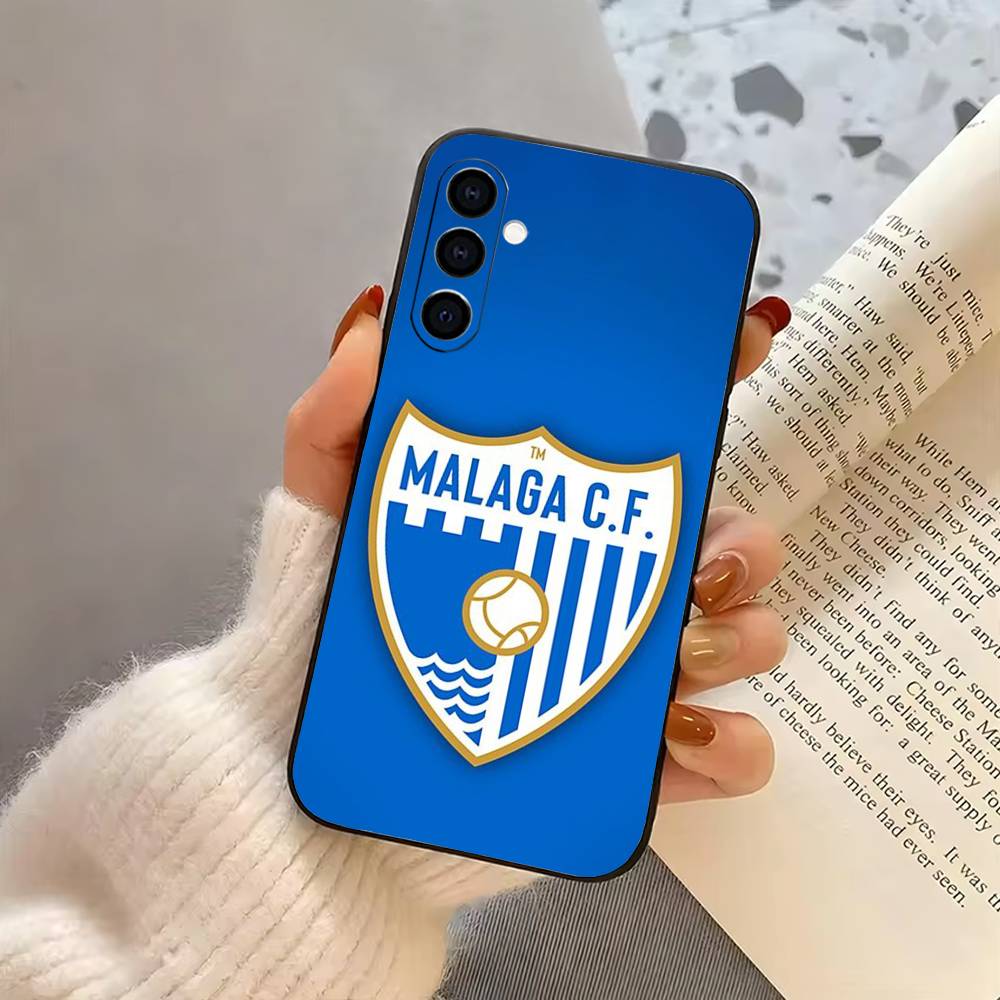 Famous M-Malaga C-CF ART PATTERN Phone Case For Samsung Galaxy A73,A72,A71,A70,A53,A52,A51,Soft Silicone Black Cover