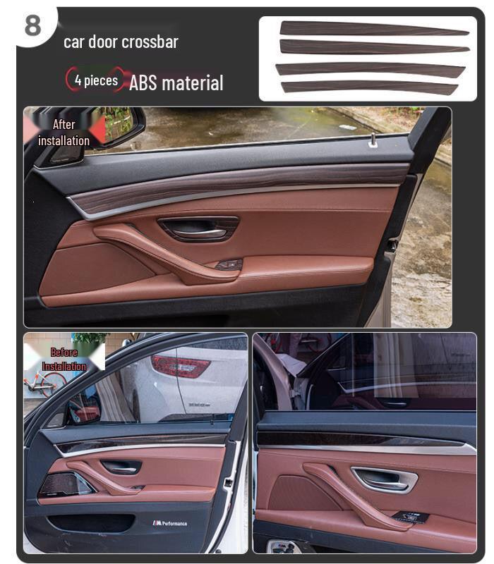 BMW 5 Series F18/F10 520i/523li Carbon Fiber Gear Shift Sticker Cover Plate for Interior Modification