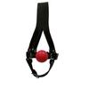 New Style Leather Harness Bondage Belt Mouth Gag Silicone Ball Adult Bdsm Fetish Sex Products Woman Erotic Toys Black Adjustable