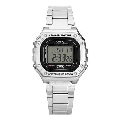 W 218hd 1avdf  W 218hd 1a  Digital Vintage Classic Public Metal Watch
