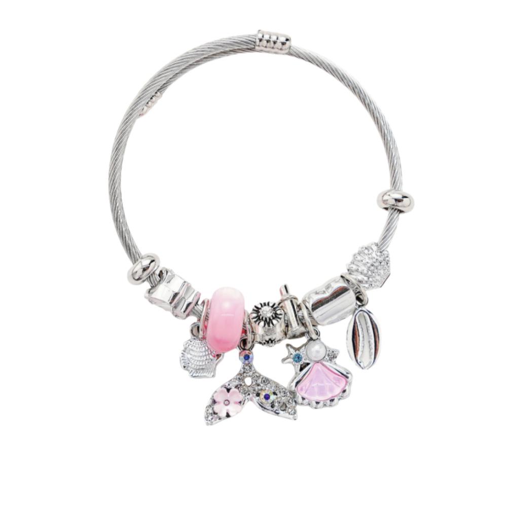 Fishtail Muschel Anhänger Armband - Luxuriöses europäisches & amerikanisches Design für Damen