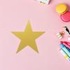48Pcs Glitter Paper Star Cutouts for Classroom Bulletin Board Decor Handmade Craft DIY Kids Learning Wall Art Star Decorations