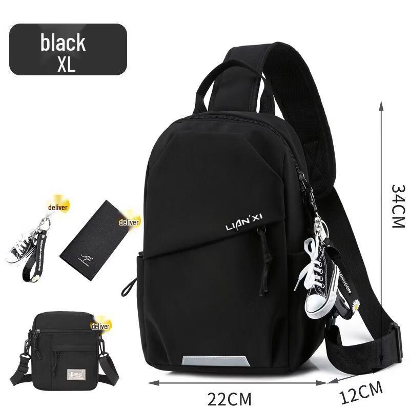 Мужская Оксфордская Сумка-Слинг На Грудь