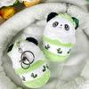 Boutique Plush Cone Giant Panda Doll Pendant Keychain Doll Grab Machine Doll Bag Hanging Ornament Plush Toy
