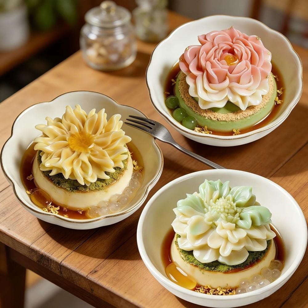 Nonstick Mousse Cake Decorating Flexible Candle Mold 3D Flower Silicone Mold  Soap Crafting