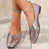 Scarpe da Gentleman Stile Francese Taglie Forti Scarpe a Passo Singolo Punta Quadrata Poco Profonda Versatili Comode per il Pendolarismo Adulti 2026