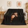 Singer T-Taylor Singer Music Flannel Blanket Soft Warm Throw Blanket for Bedroom Living Room Bed Travel Camping Picnic Gift