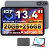BNCF Bpad 13 Android Unisoc FHD IPS 1920x1200 Widevine FM 10000mAh 18W Fast Face Split Wireless and Earphone Jack Tablet, 13-inch Wi-Fi Model, 15,