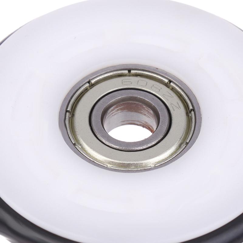 1 Piece Low Noisy Bearing Wheel O Ring Mute Elasticity Rubber Coated 625Z 695Z Roller Wheel Pulley Blackboard Fishing Tool