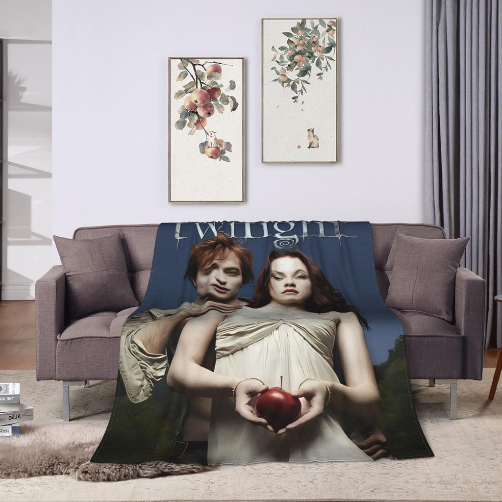 Lautner Jacob Black Blankets Coral Fleece Plush Winter Twilight Bella Breathable Warm Throw Blankets for Sofa Car Bedding Throws