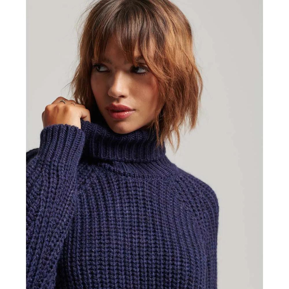 Superdry Slouchy Stitch Roll Neck Sweater